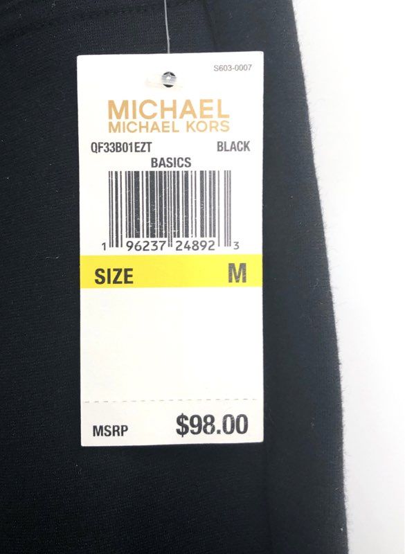 Michael Kors Women's Black Easy Skinny Basics Pants Sz M NWT