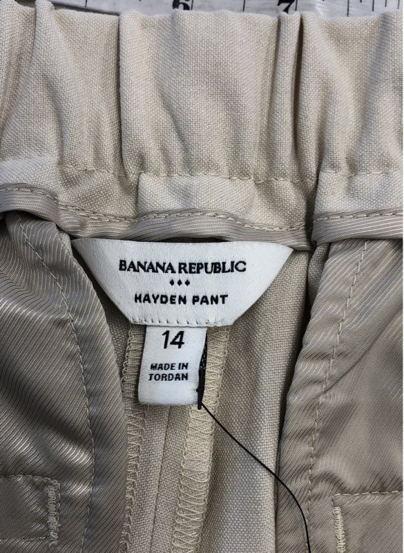 NWT Banana Republic Women's Tan Dress Pants - Size 14