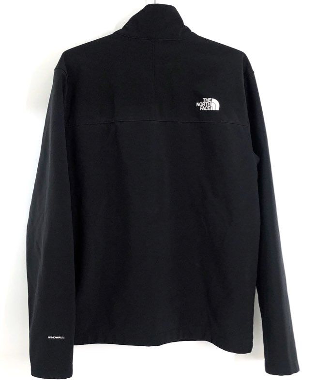 The North Face Men's Black WindWall Apex Bionic Softshell Full Zip Jacket Sz M