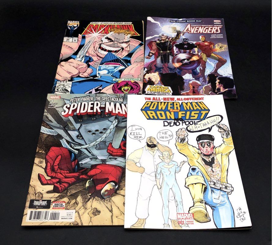 Batman Spider-Man Walking Dead 20+ Comic Book Lot Marvel DC Image Mixed Era