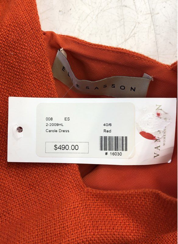 NWT Elle Sasson Women's Red Mini Dress - Size 40/6