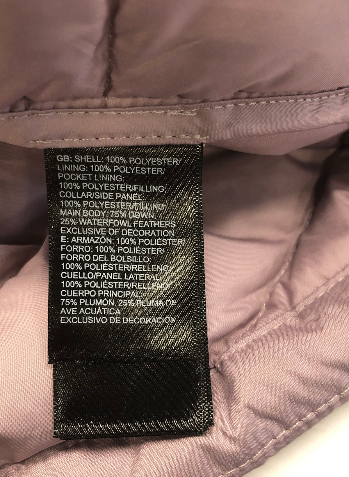 The North Face Women's Aconcagua 550 Down Puffer Vest Mauve Purple Size L