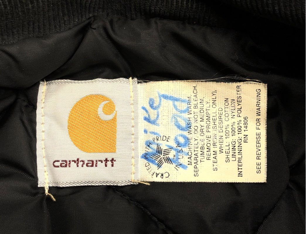 Vintage 90s Carhartt Faux Fur Trim Duck Canvas Arctic Parka Coat Sz XL USA