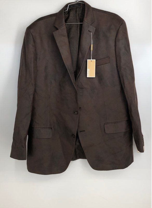 NWT Michael Kors Men&#39;s Brown Low Moisture Blazer - Size 46L