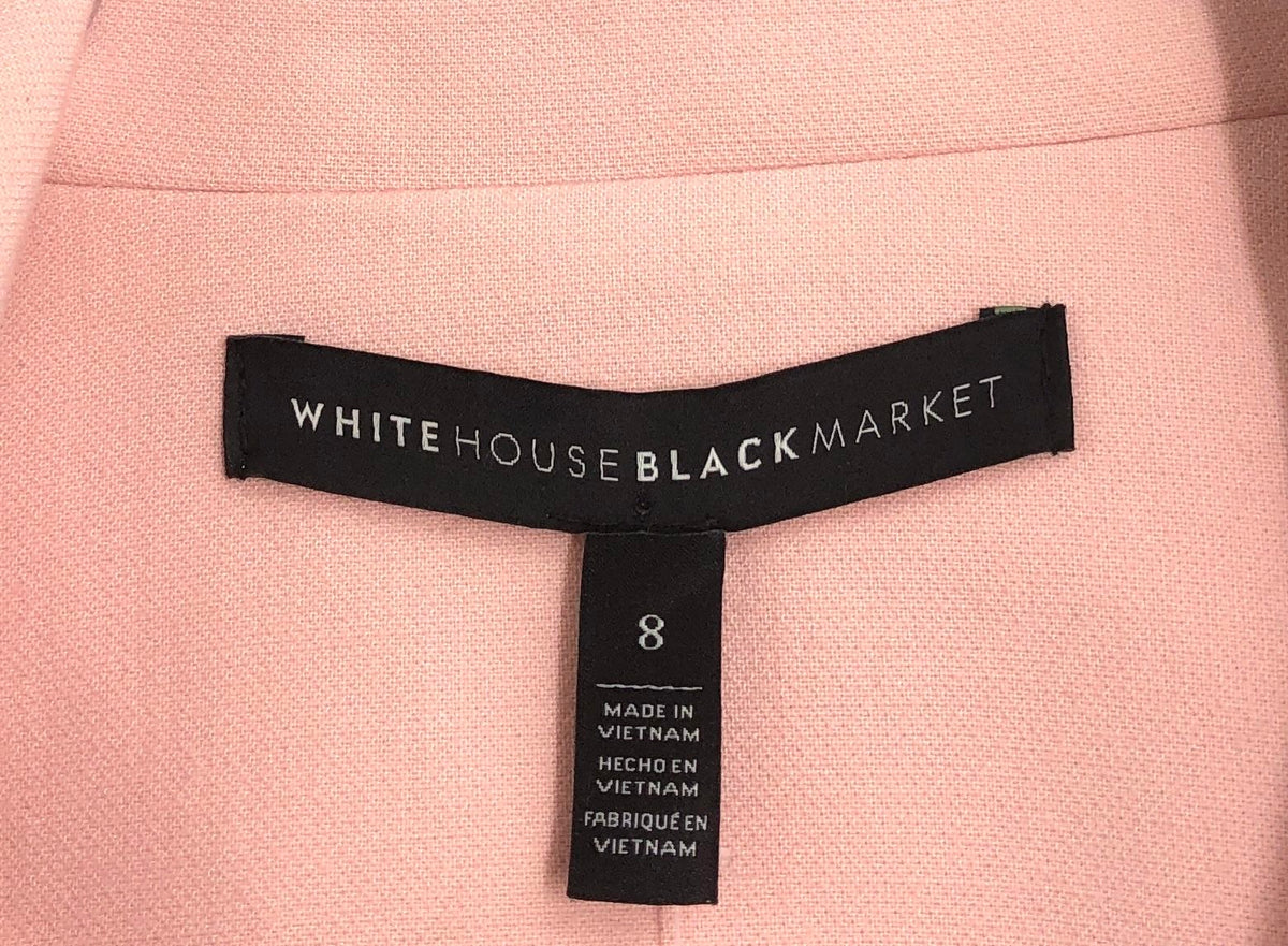 White House Black Market Women's Ballerina Pink Trophy Blazer Jacket NWT Sz 8