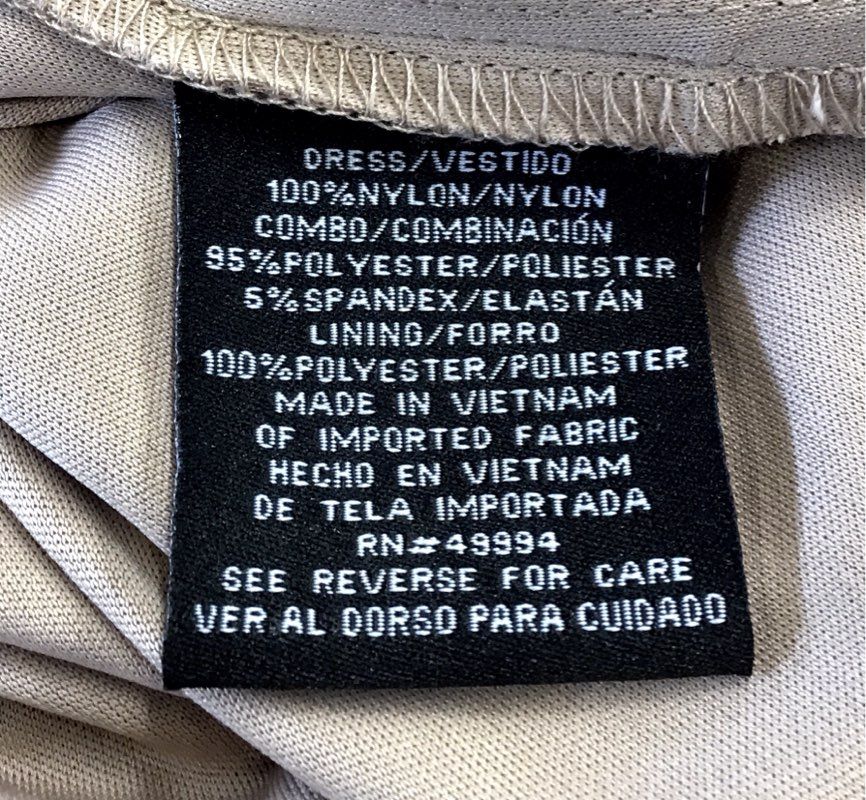 NWT R&M Richards Women's Navy Nude Mini Dress - Size 18W