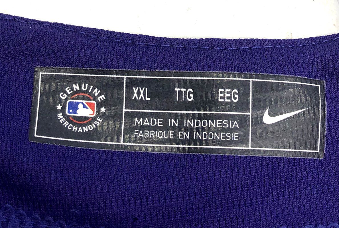 Nike Men's Colorado Rockies Charlie Blackmon #19 Purple Baseball Jersey Sz XXL