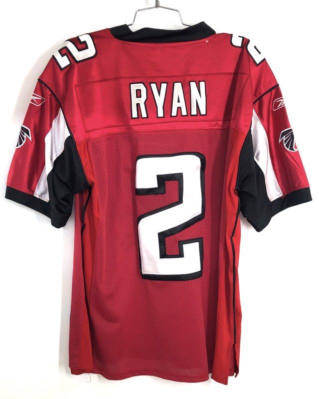 Reebok Men's Atlanta Falcons Matt Ryan #2 NFL Football Jersey Red Sz 50 Signed