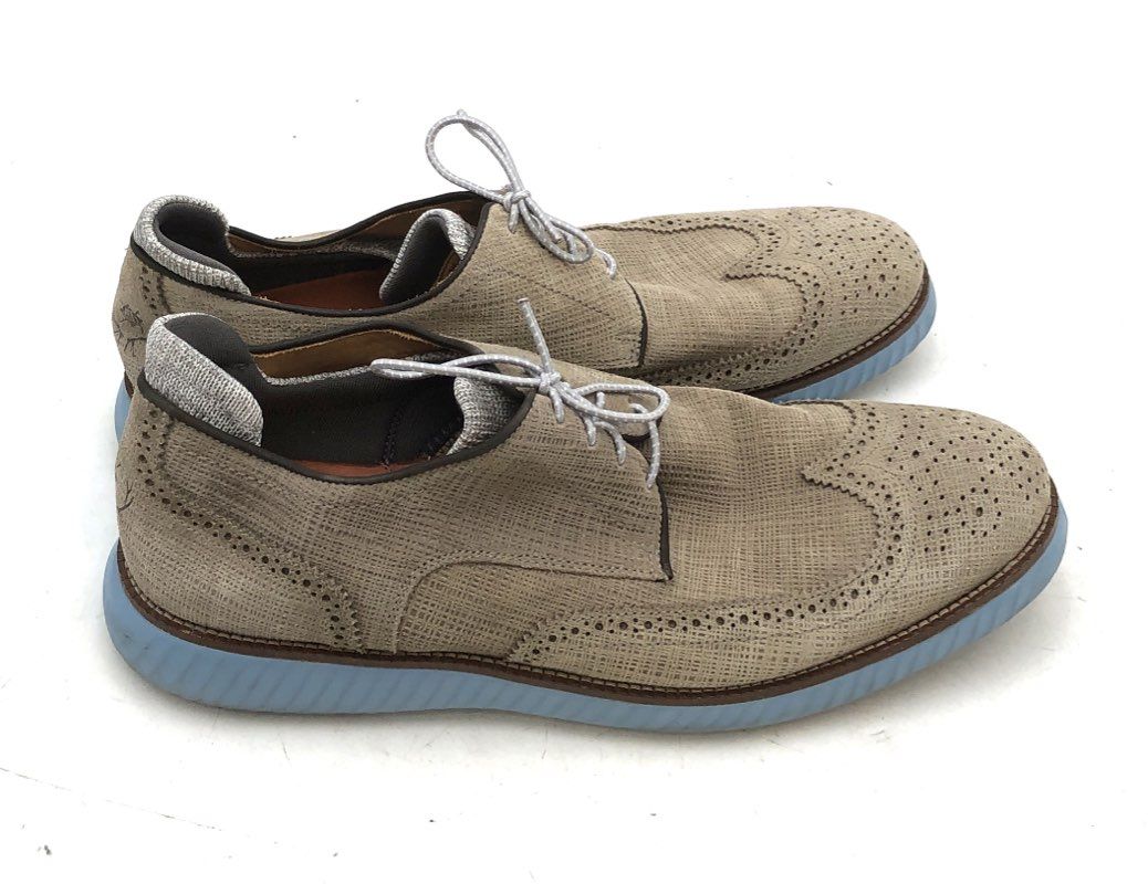 Martin Dingman Men's Textured Wingtip Brogue Hybrid Oxford Shoes Size 10M