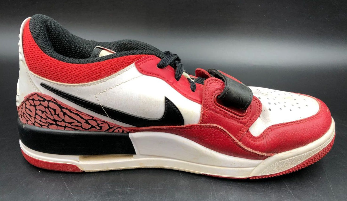 Nike Jordan Legacy 312 Men's 'Chicago Red' & White/Black Sneakers - Sz 10 (+COA)