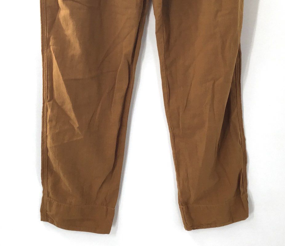 Anthropologie Women's Cedar Brown Paperbag Waist Belted Pants NWT Sz MT