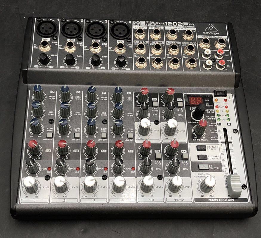 Behringer XENYX 1202FX Multi-Processor Mixing Console With Effects
