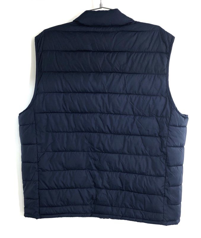 Tek Gear Men's Navy Blue Quilted Puffer Vest Full Zip Sleeveless Jacket L NWT