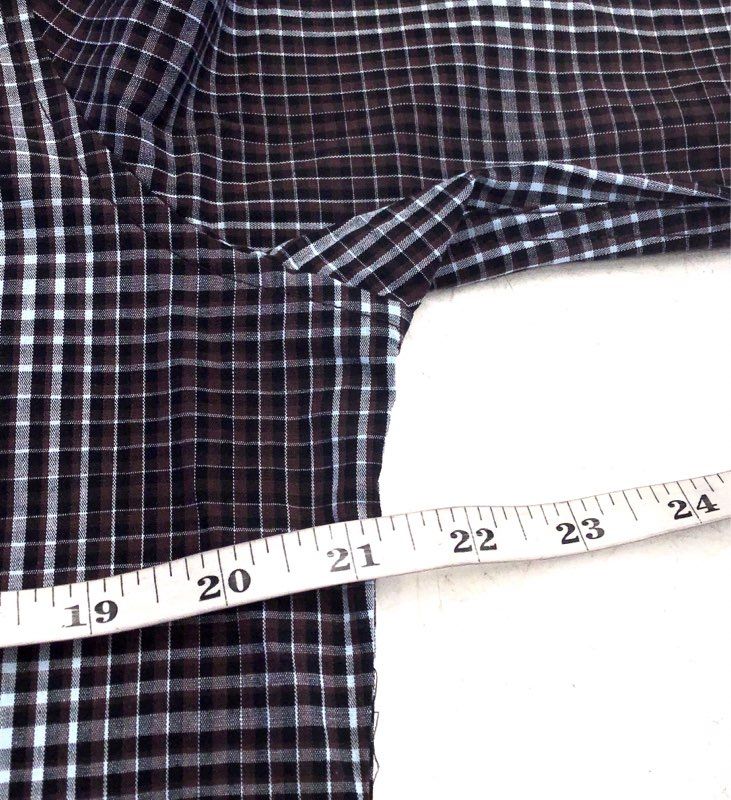 NWT Ben Sherman Men's Multicolor Plaid Stretch Button-Up Shirt Size M