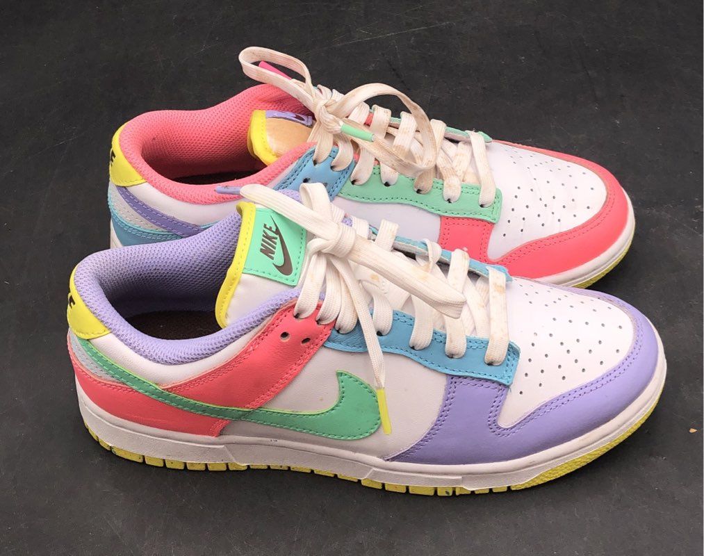 Nike Dunk Low Candy Multi-Color White Women's Sneakers DD1872-100 Size 8
