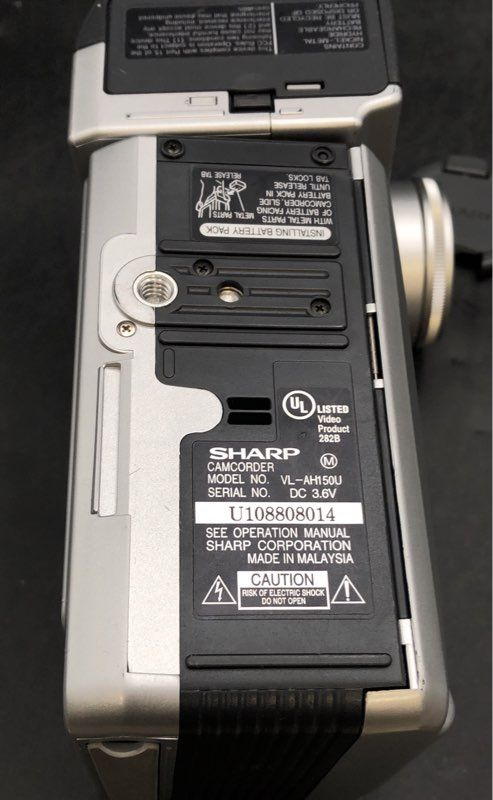 Sharp VL-AH150U 400X Digital Zoom Hi-8 Analog Camcorder