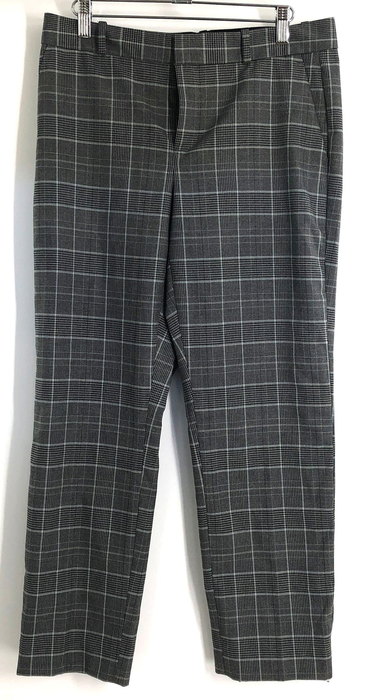 Banana Republic Women's Avery Gray Glen Plaid Slim Ankle Pants Sz 6 NWT