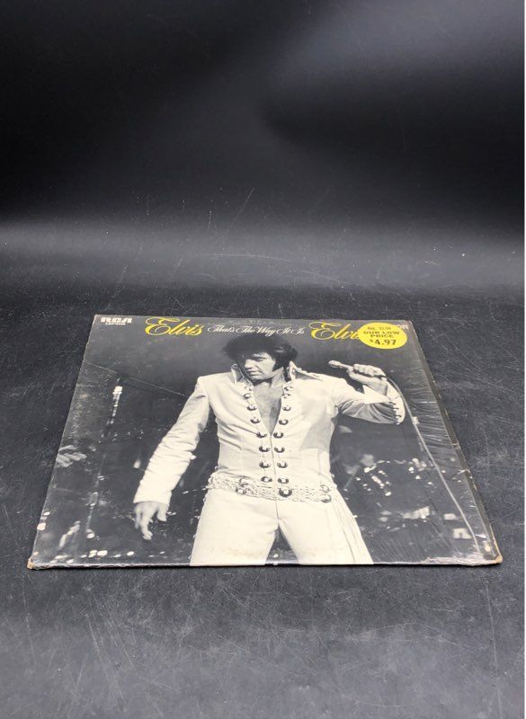 Elvis Back In Memphis Moody Blue & More Classic Rock Vinyl Records Lot Of 5