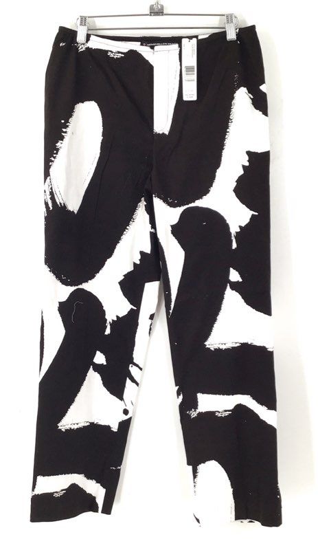 NWT Company Ellen Tracy Men's Black Sepia Trouser Pant - Size 10