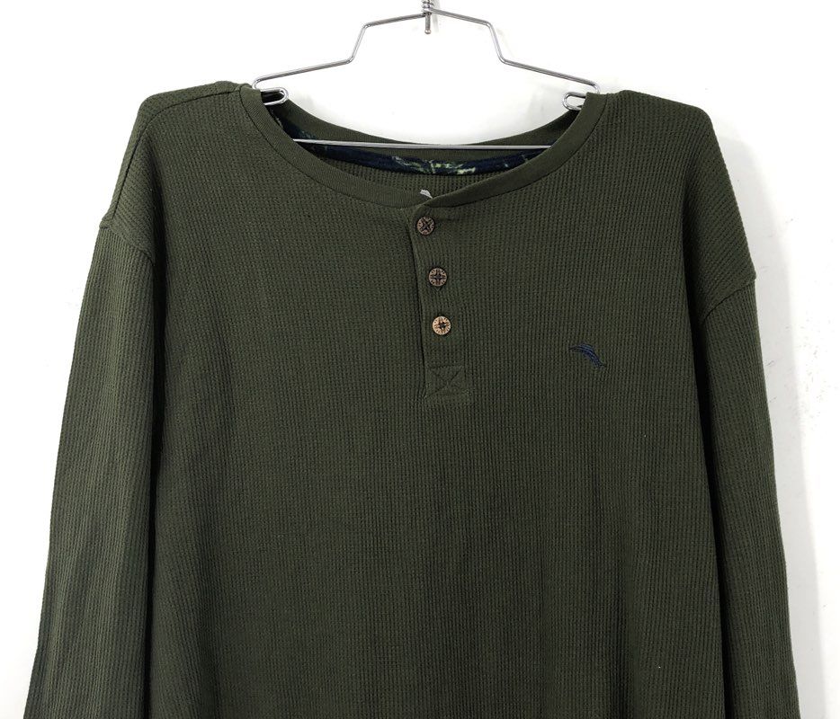 NWT Tommy Bahama Men's Olive Green Pajama Top - Size XL