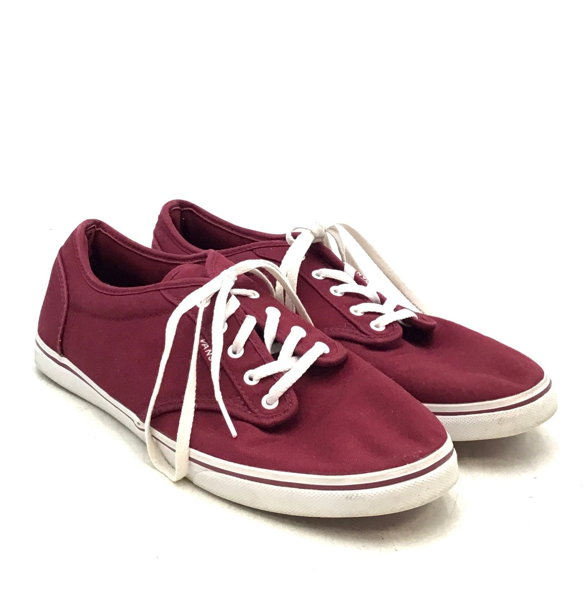 Vans Women&#39;s Off The Wall Maroon Athletic Shoes - Size 9