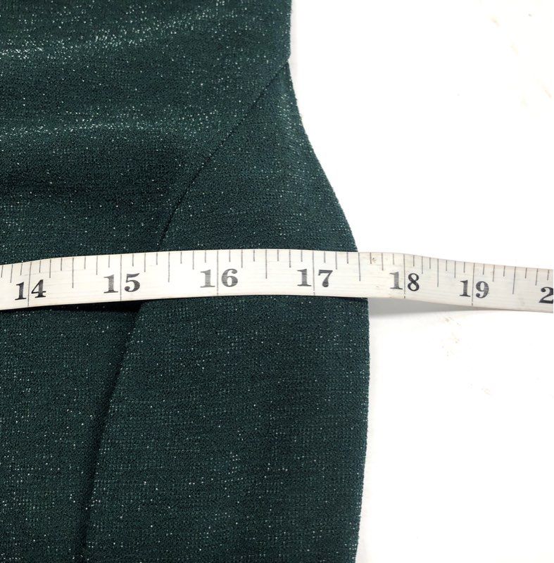 Calvin Klein Women's Green Shimmer Wide Leg Sleeveless Jumpsuit Sz 10 NWT