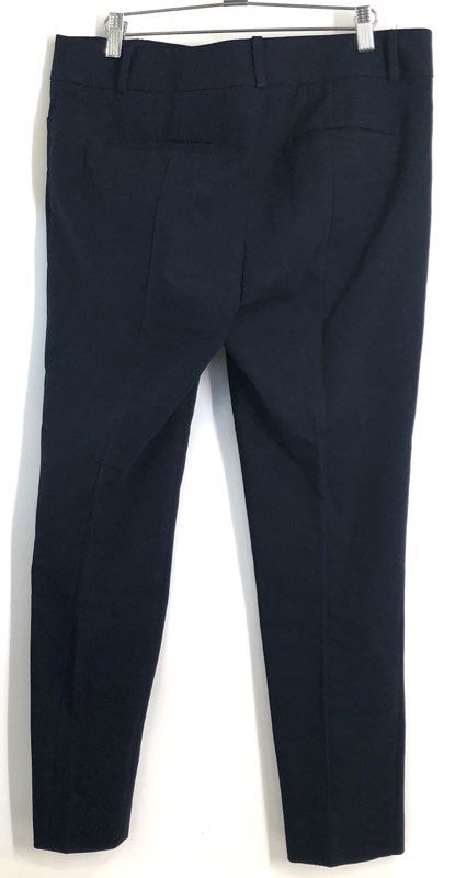 LOFT Women's Marisa Skinny Dress Pants Navy Blue Trousers Size 8