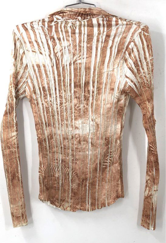NWT Cache Women's Multicolor Striped Button-Up Shirt - Size S