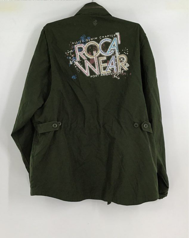 Rocawear Men&#39;s Green Jacket - Size Large