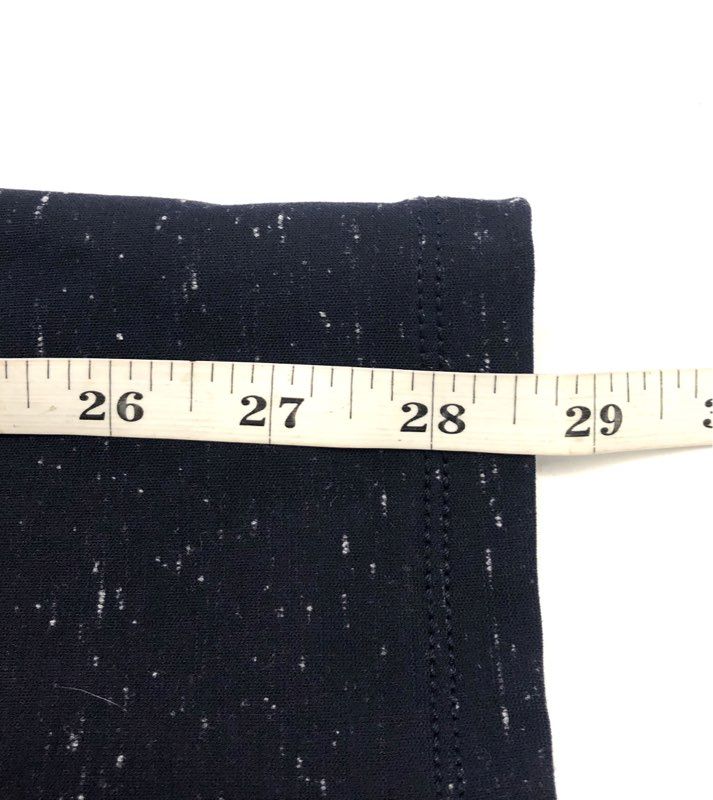 LOFT Women's Navy Blue Speckled Marled Knit Skinny Stretch Pants Sz 14 NWT
