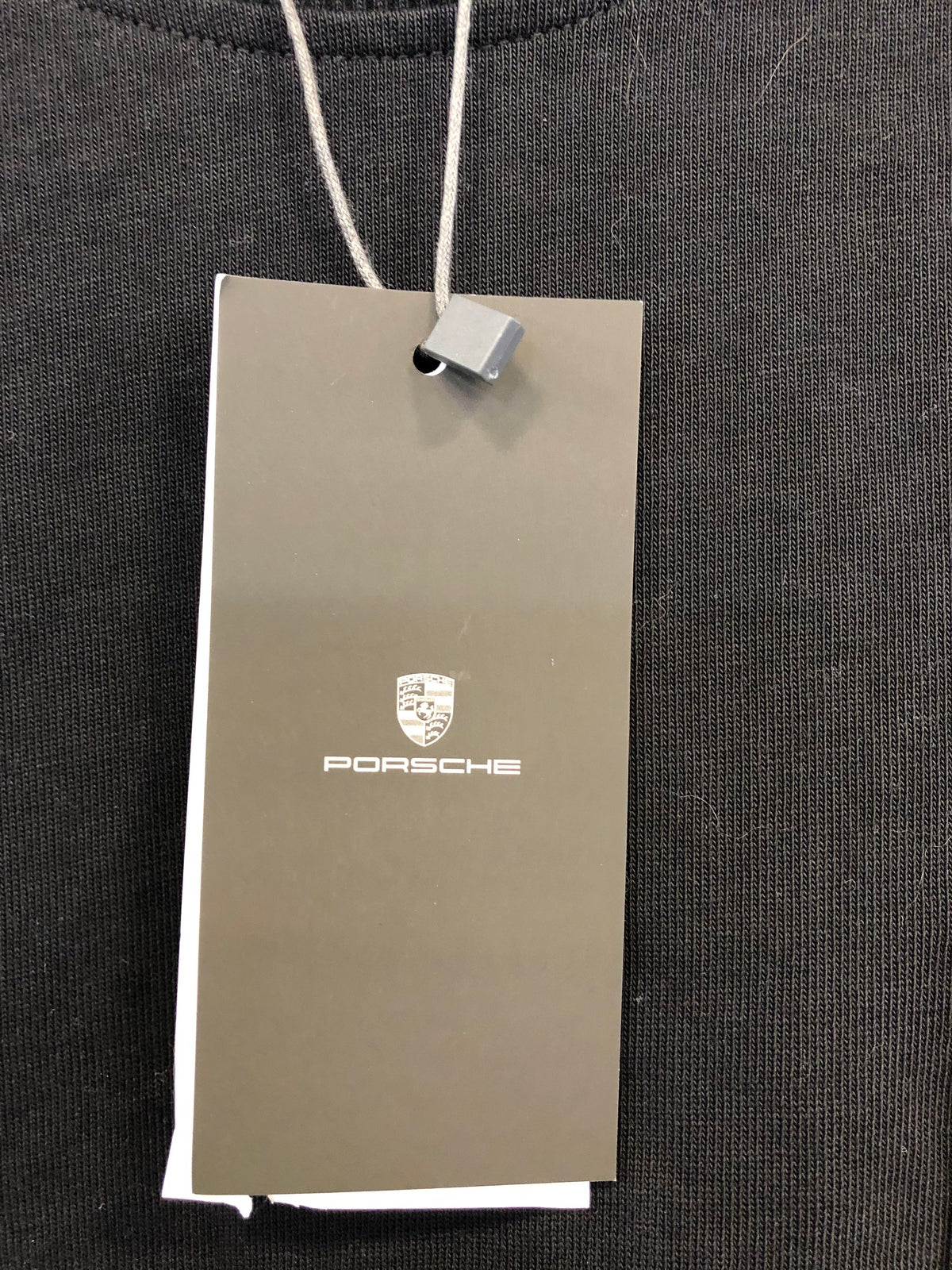 (NWT) Porsche Men's Onyx Black 'Minimalist' T-Shirt-Size: Large (+COA)