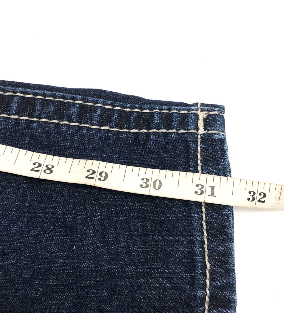 True Religion Women's Dark Wash Mid-Rise Skinny Jeans Sz 42