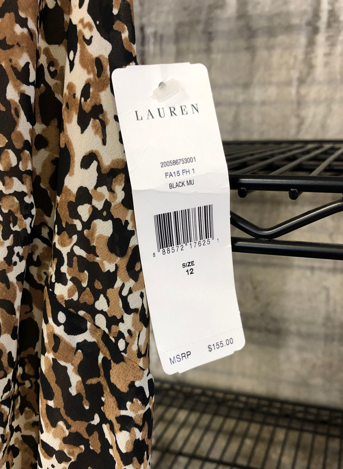 Lauren Ralph Lauren Women's Leopard Print Sleeveless Maxi Dress NWT Sz 12