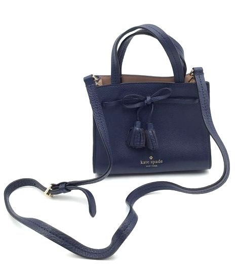 Authentic Kate Spade New York Men&#39;s Navy Blue Leather Crossbody Bag-COA Included