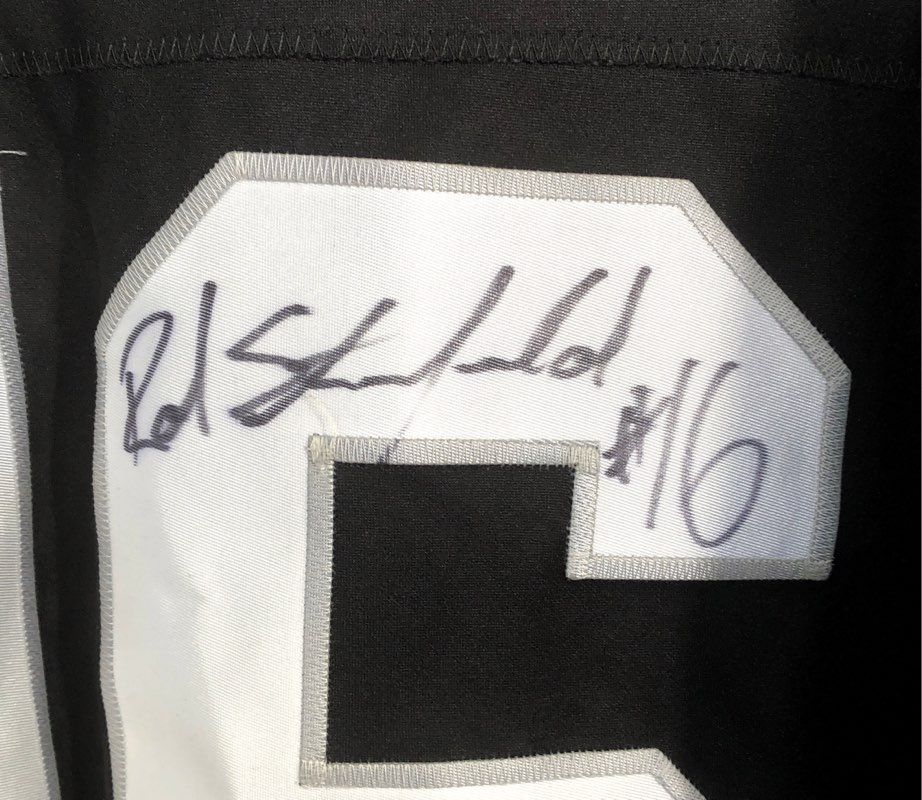 2019 Legends of Huntsville Hockey Signed Rod Stanfield #16 Jersey OT Pro Sz 56