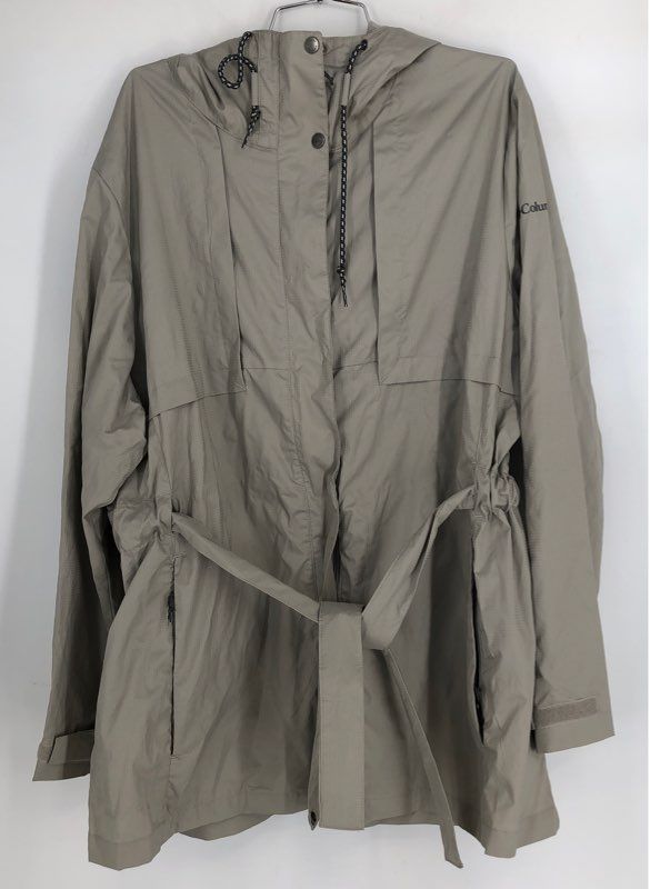 Columbia Women&#39;s Gray Rain Jacket - Size 2X