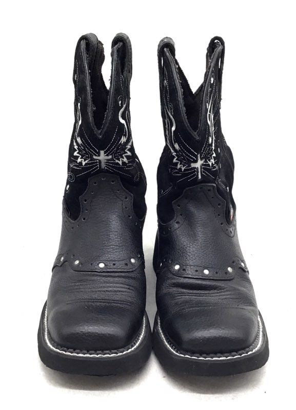 Justin Women's Gypsy Black Western Boots - Size 7.5B