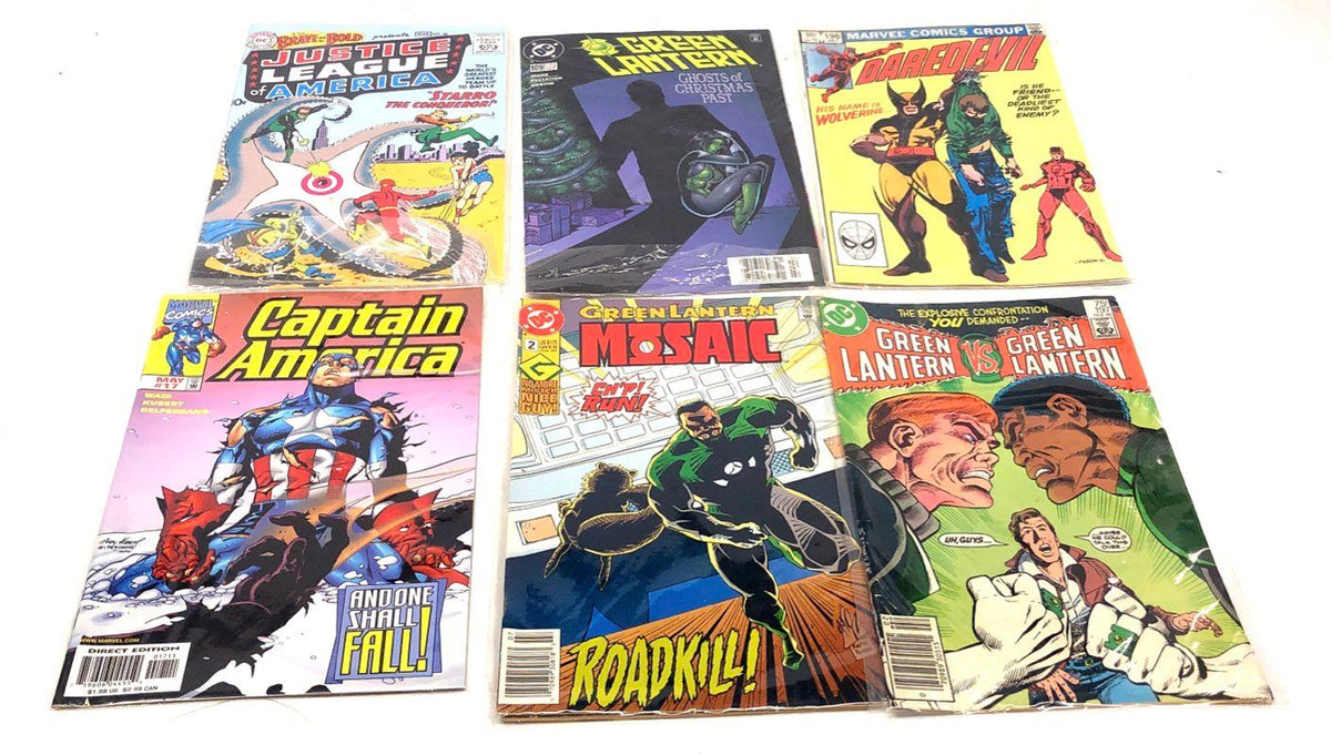 Comic Book Lot Marvel DC 1980s-2010s Mixed Superhero Approximately 22 Comics