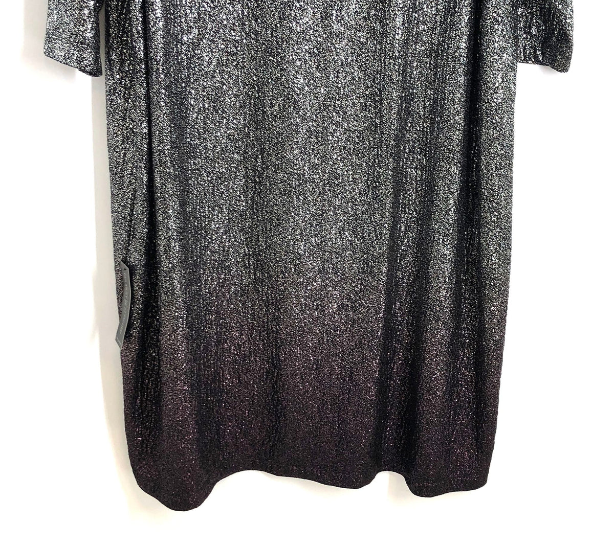 Lane Bryant Women's Purple Silver Ombre Metallic Sparkle Dress Sz 26/28 NWT