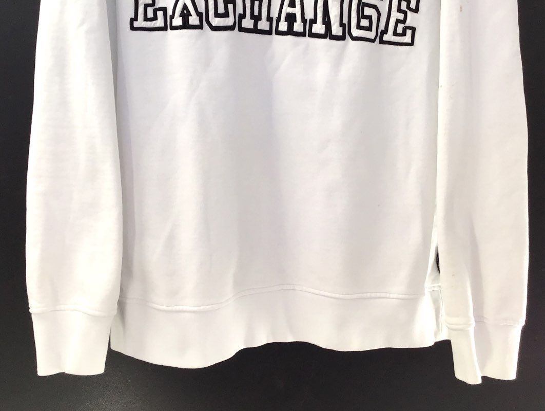 Armani Exchange Men&#39;s White Sweatshirt - Size Large