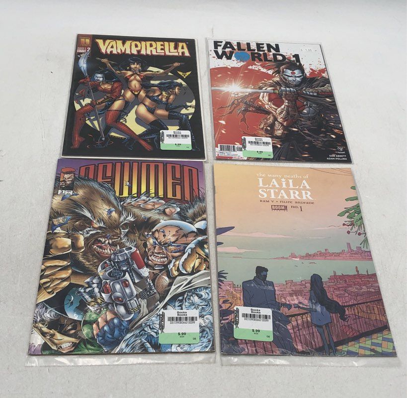 Image Comics Rough Riders, New Men, Fallen World 1 Comic Book Mixed Lot