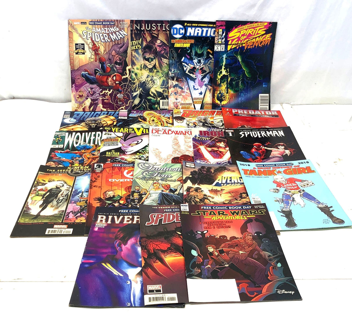 Marvel DC Image Comic Book Lot 1990s-Present Superhero Mix 21 Comics