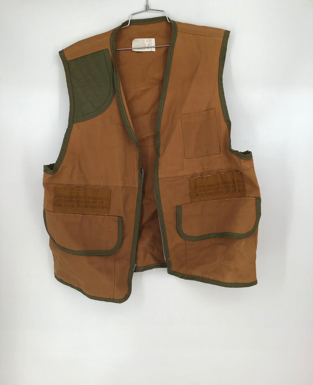 Saftbak Men&#39;s Brown Cotton Hunting Vest - Size Large(42-44)