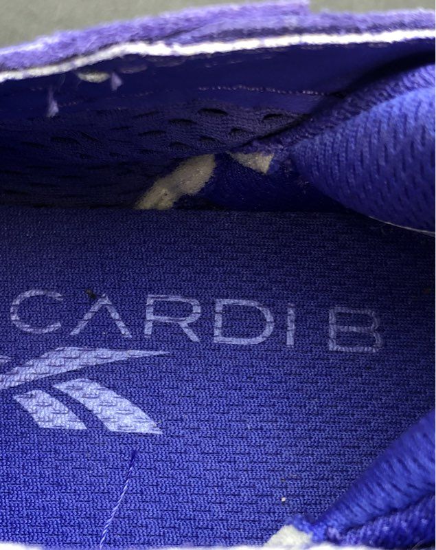 Reebok Cardi B Club C V2 Ultima Purple Women's Platform Sneakers Size 7