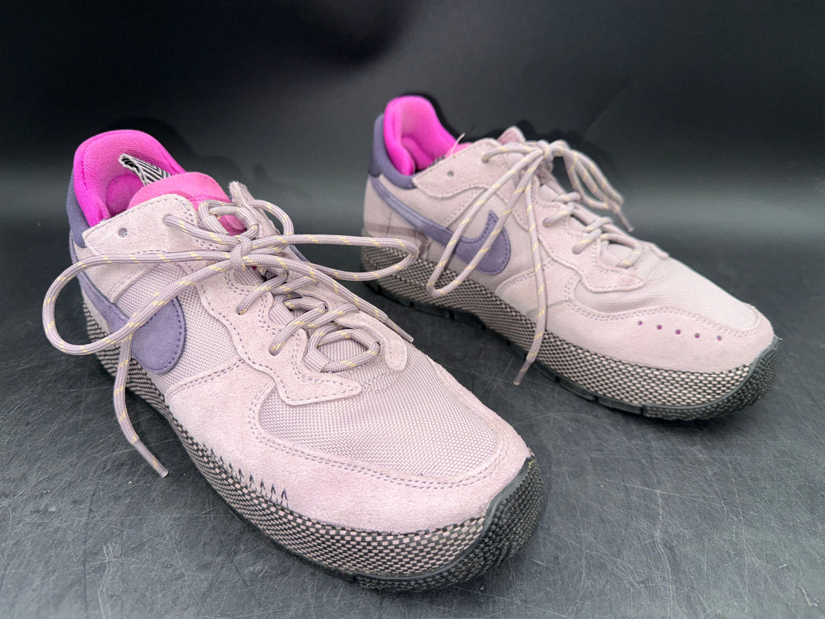 Nike Air Force 1 Wild Light Violet Sneakers COA Women's Size 8