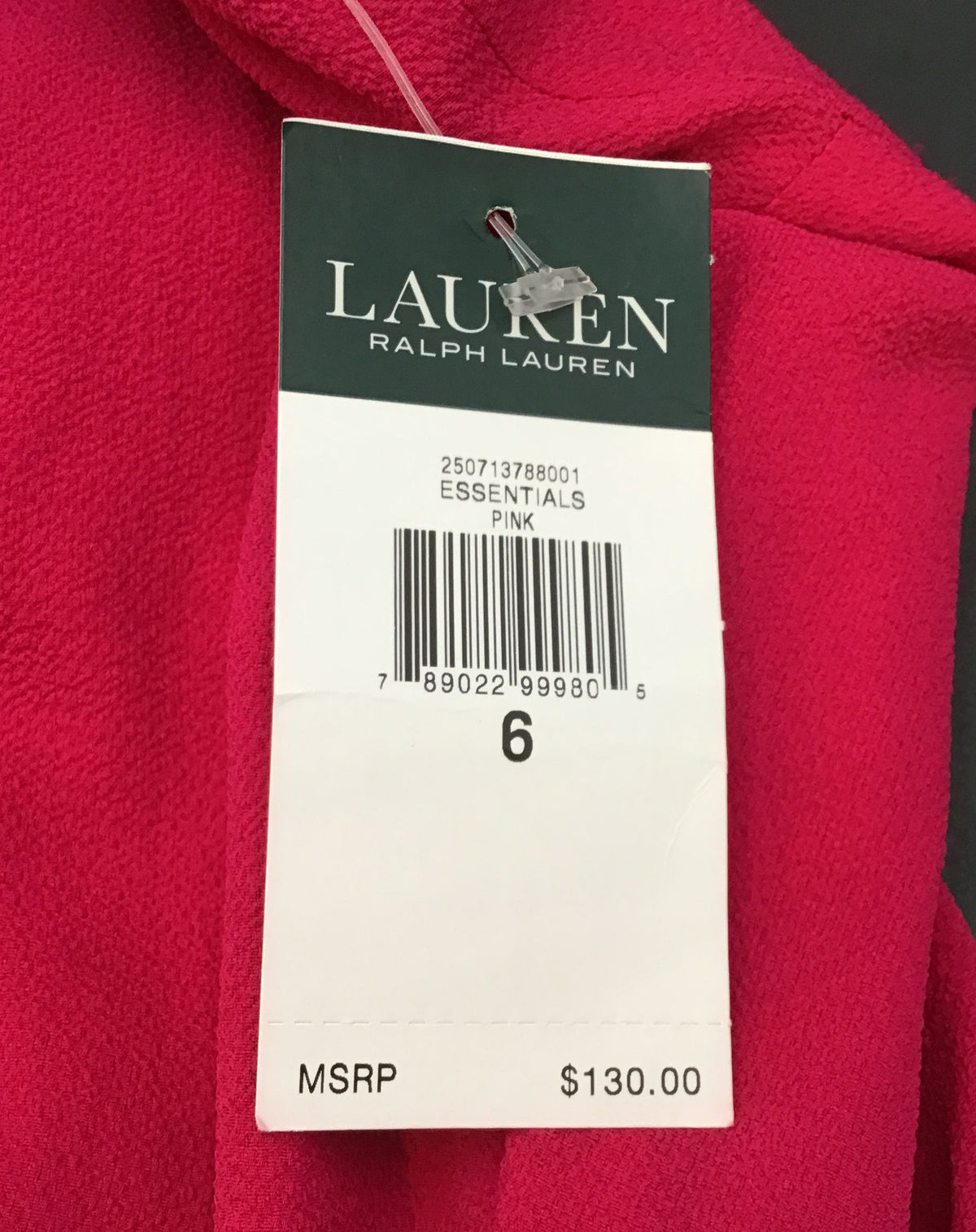 NWT Lauren Ralph Lauren Women&#39;s Pink A-Line Dress - Size 6