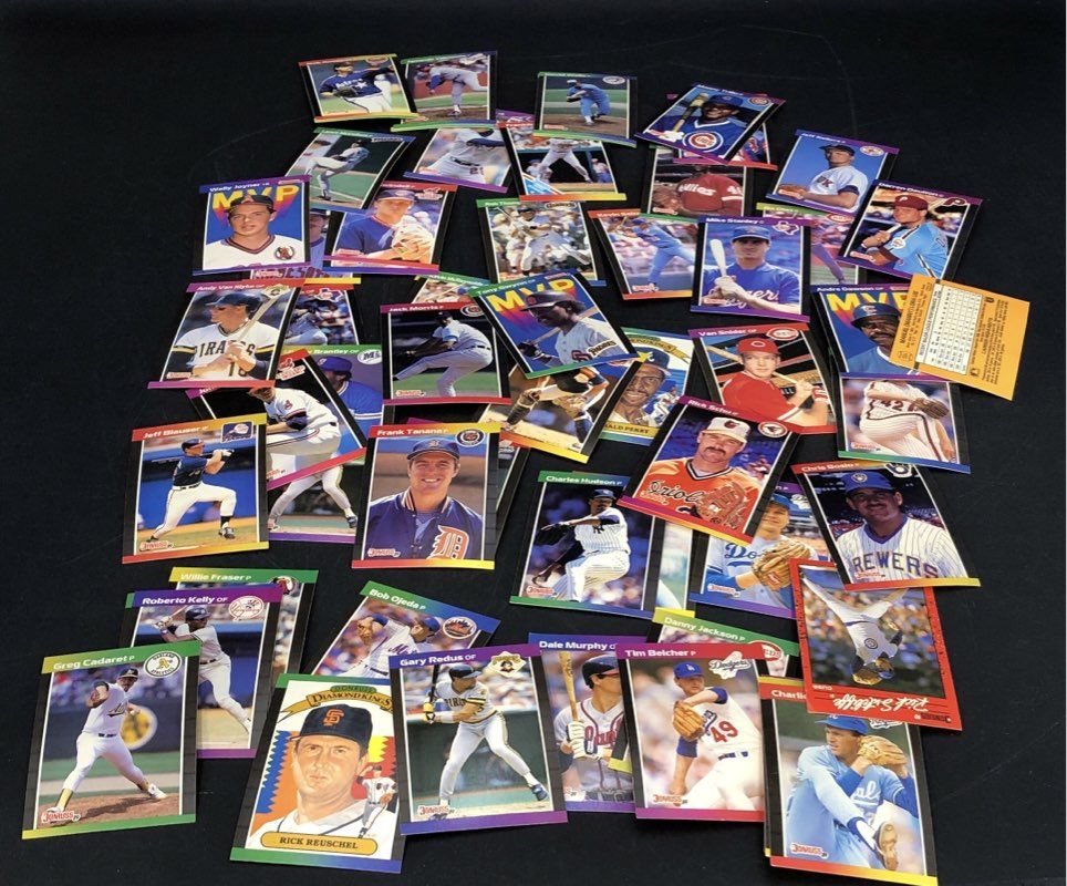 11.8 lbs. Lot Of Baseball MLB Cards. Medium Box, Unsorted