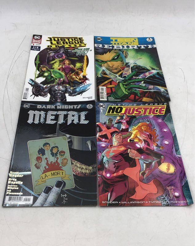 Dark Nights Metal, Justice League No Justice And More Comic Book Mixed Lot