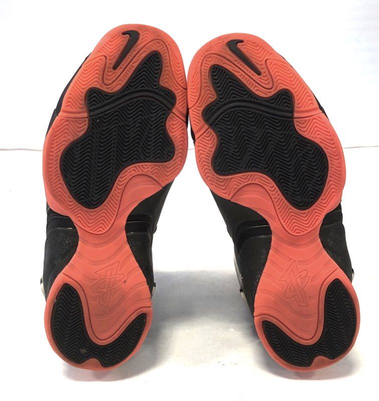 Nike Lil Penny Posite Black Crimson Basketball Shoes Men's Size 9.5