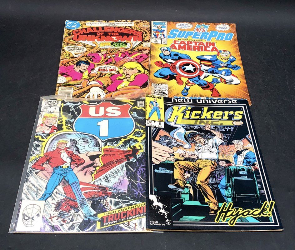 Comic Book Lot Marvel DC Mixed Bronze & Modern Age 24 Comics + Sealed Pack